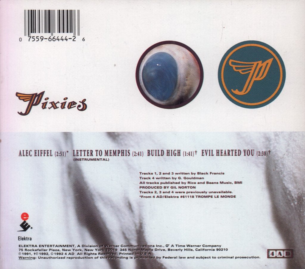 Pixies - Alec Eiffel - Cd