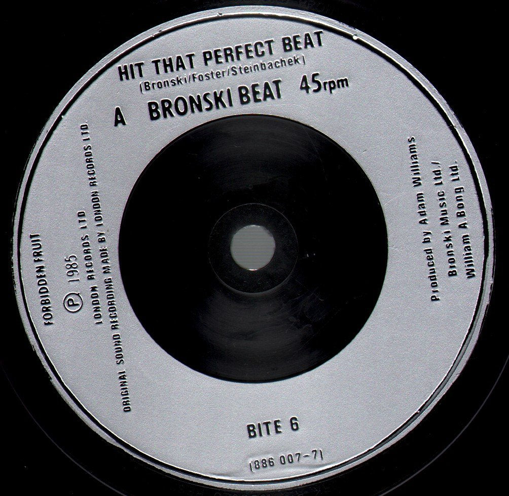 Bronski Beat - Hit That Perfect Beat - 7 Inch