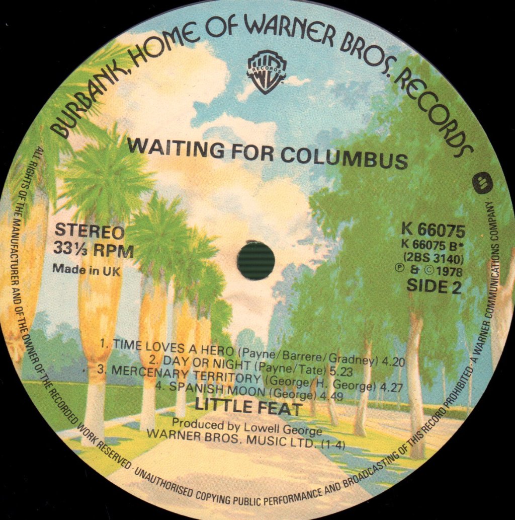 Little Feat - Waiting For Columbus - Double Lp