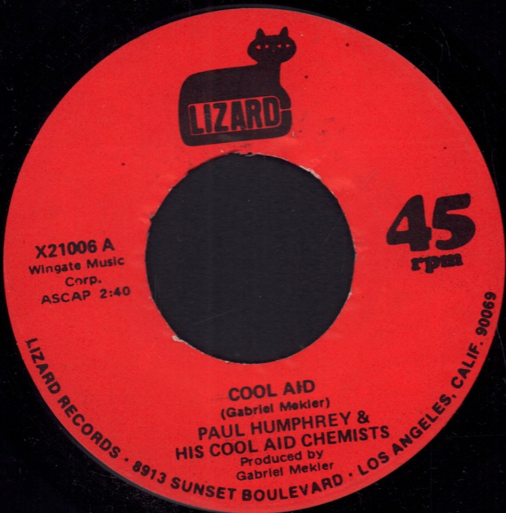 Paul Humphrey And His Cool Aid Chemists - Cool Aid - 7 Inch