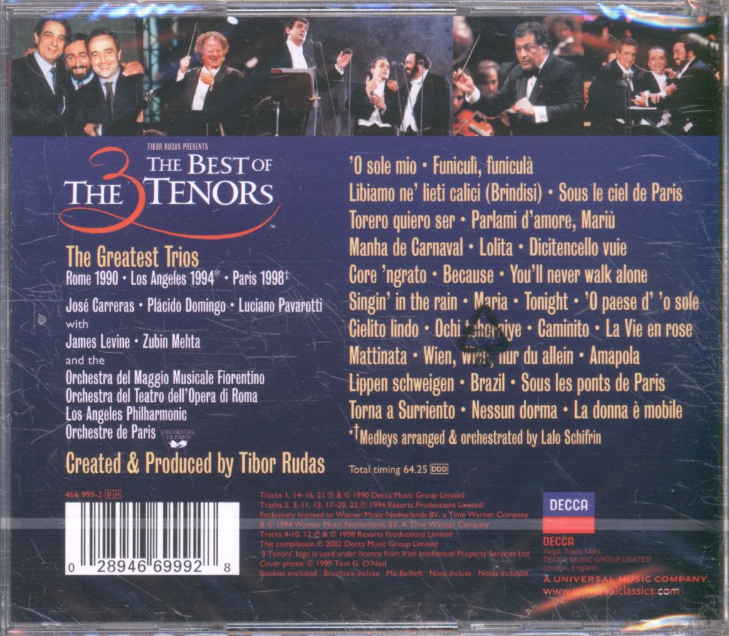Three Tenors - Best Of The 3 Tenors (The Great Trios) - Cd