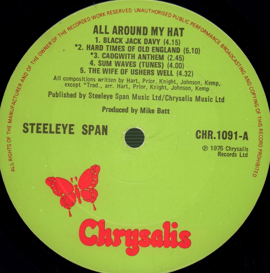 Steeleye Span - All Around My Hat - Lp