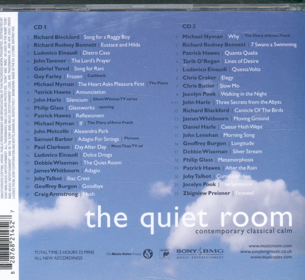 Various Artists - Quiet Room - Double Cd