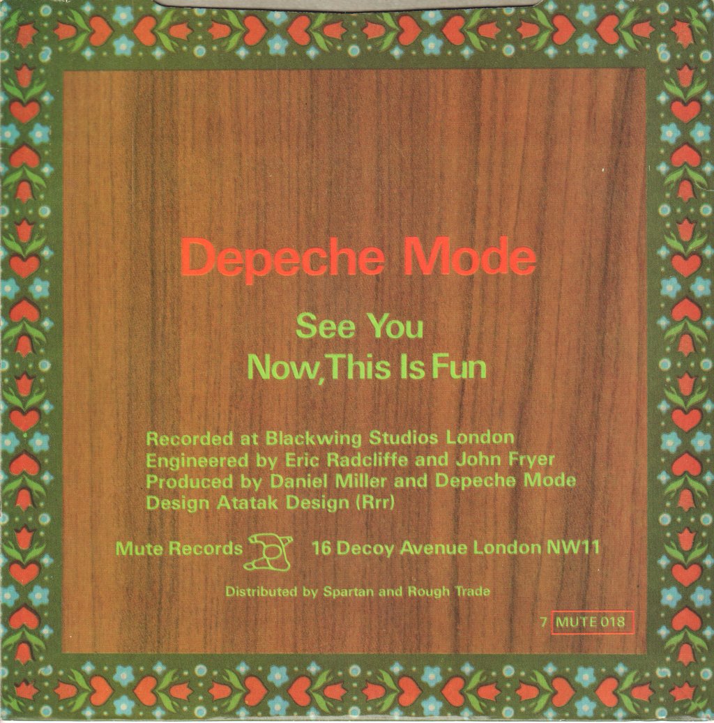 Depeche Mode - See You - 7 Inch