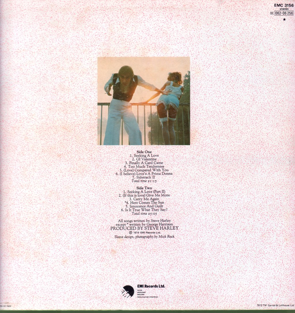 Steve Harley And Cockney Rebel - Love's A Prima Donna - Lp