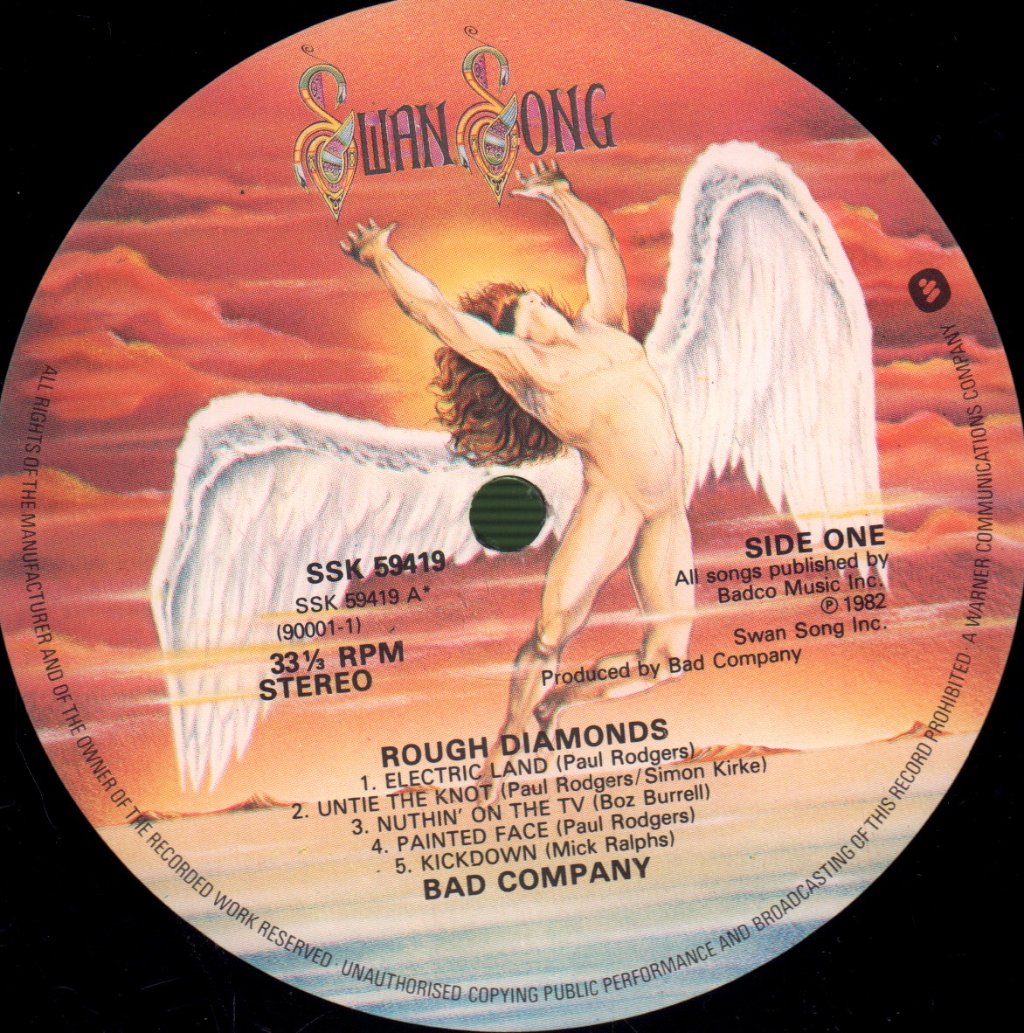 Bad Company - Rough Diamonds - Lp