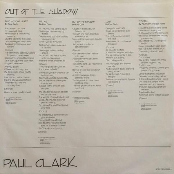 Paul Clark - Out Of The Shadow - Lp