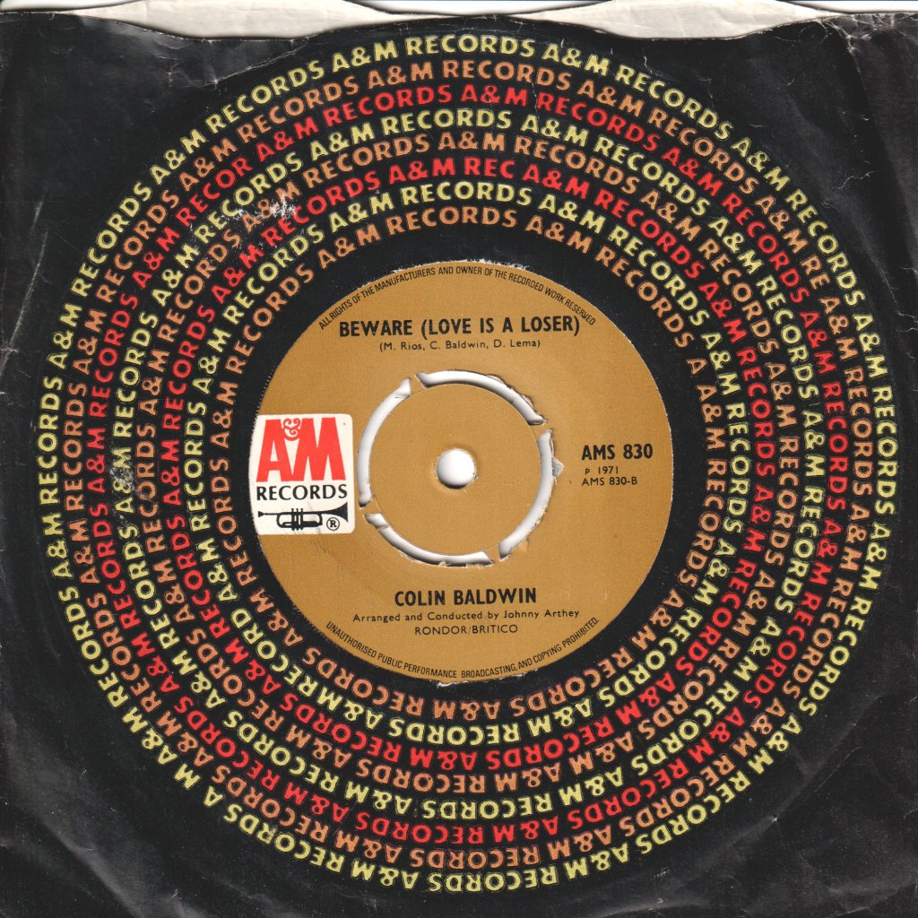 Colin Baldwin - Lazy Kinda Love - 7 Inch