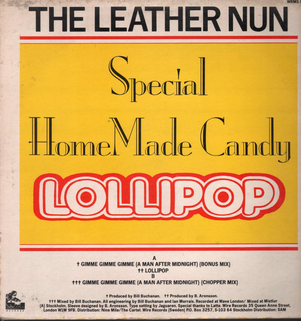 Leather Nun - Gimme Gimme Gimme! - 12 Inch