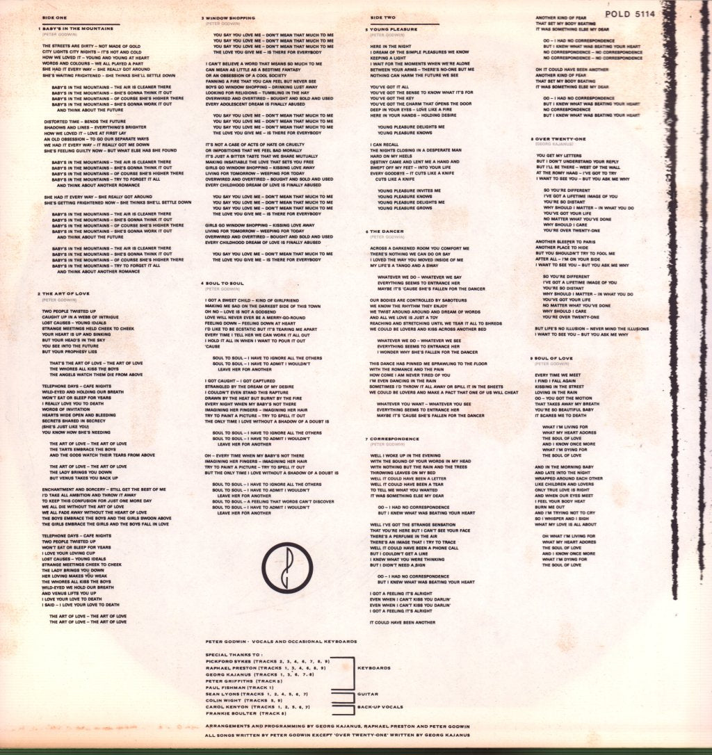 Peter Godwin - Correspondence - Lp