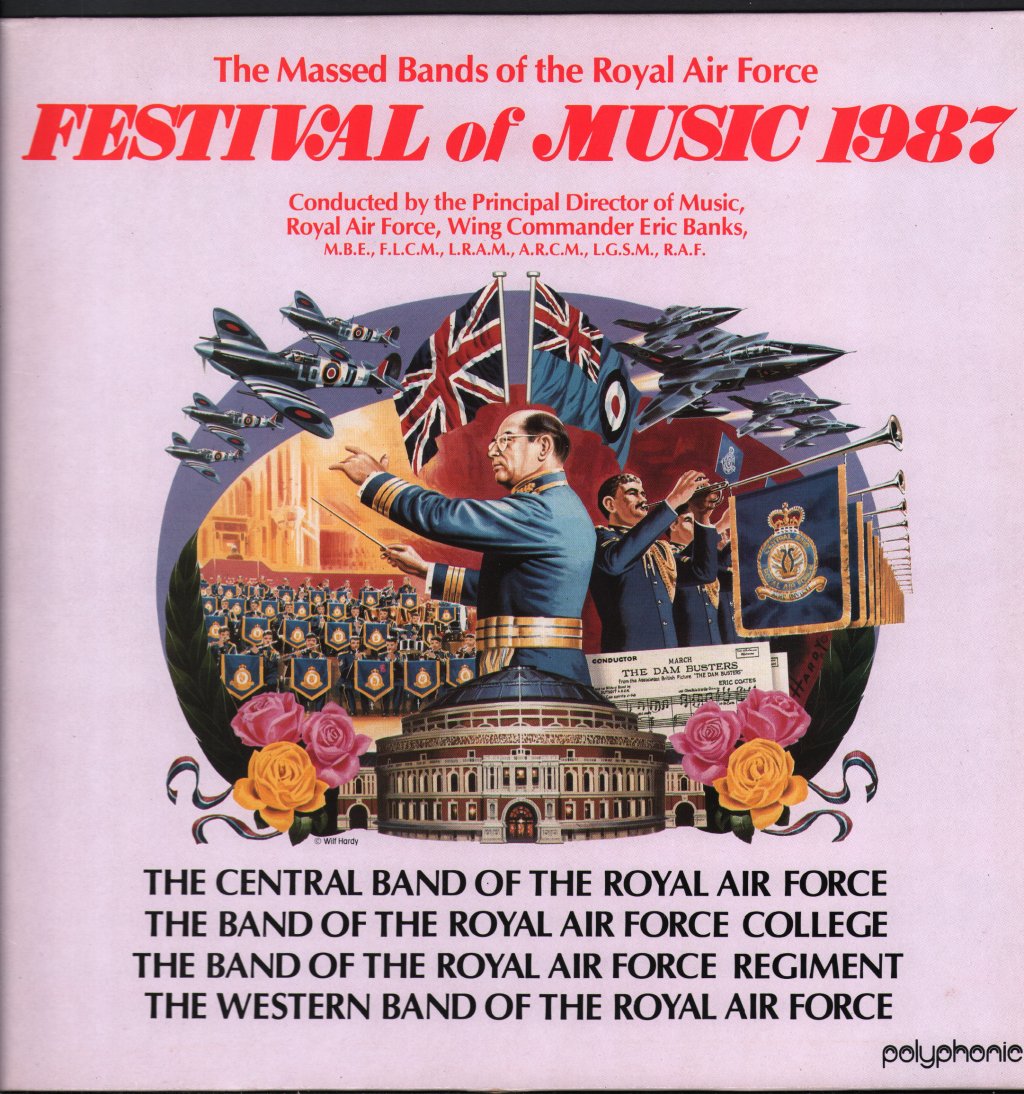 Massed Bands Of The Royal Air Force - Festival Of Music 1987 - Lp