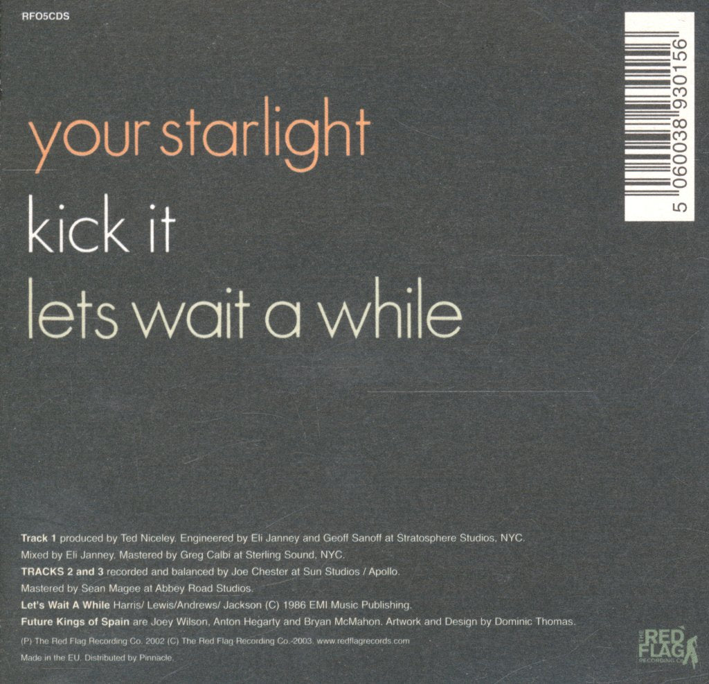 Future Kings Of Spain - Your Starlight - Cd