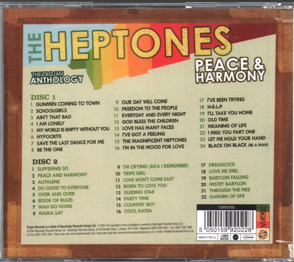 Heptones - Peace & Harmony - Double Cd