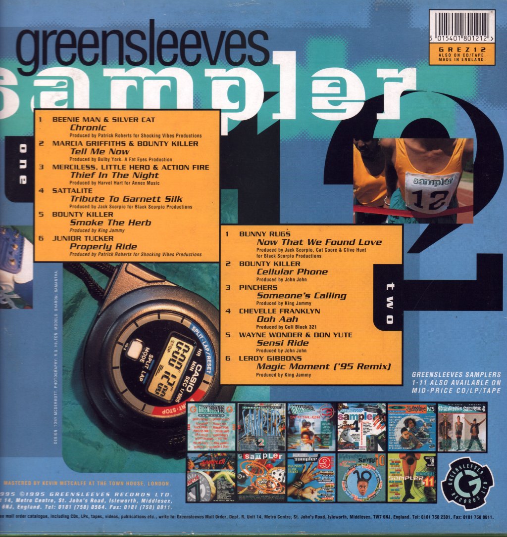 Various Artists - Greensleeves Sampler 12 - Lp