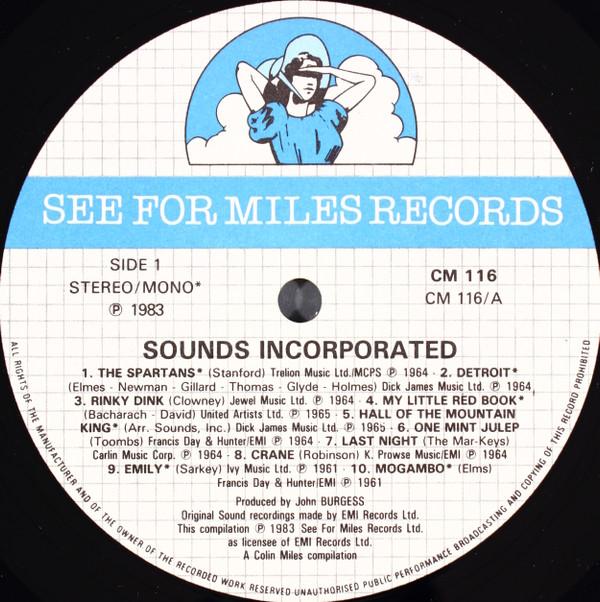 Sounds Incorporated - Sounds Incorporated - Lp