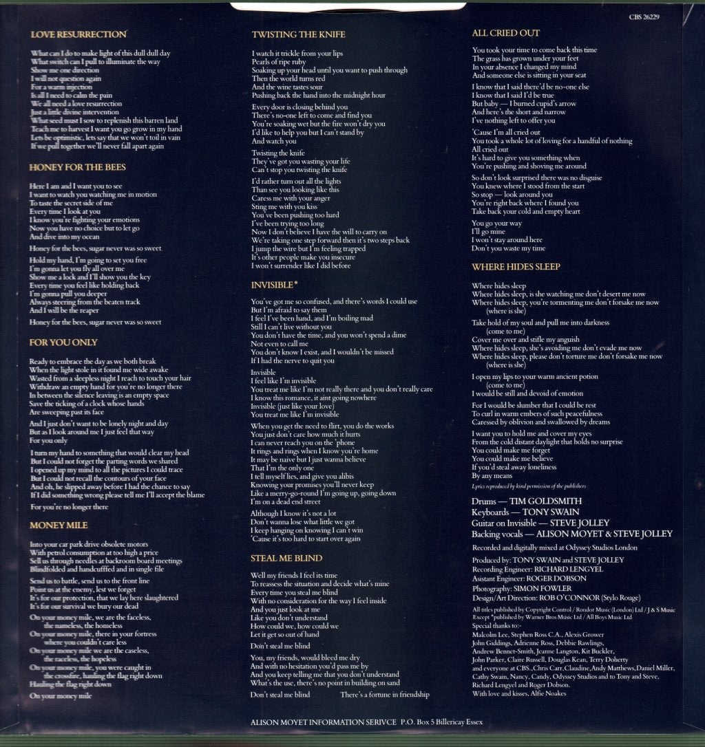 Alison Moyet - Alf - Lp