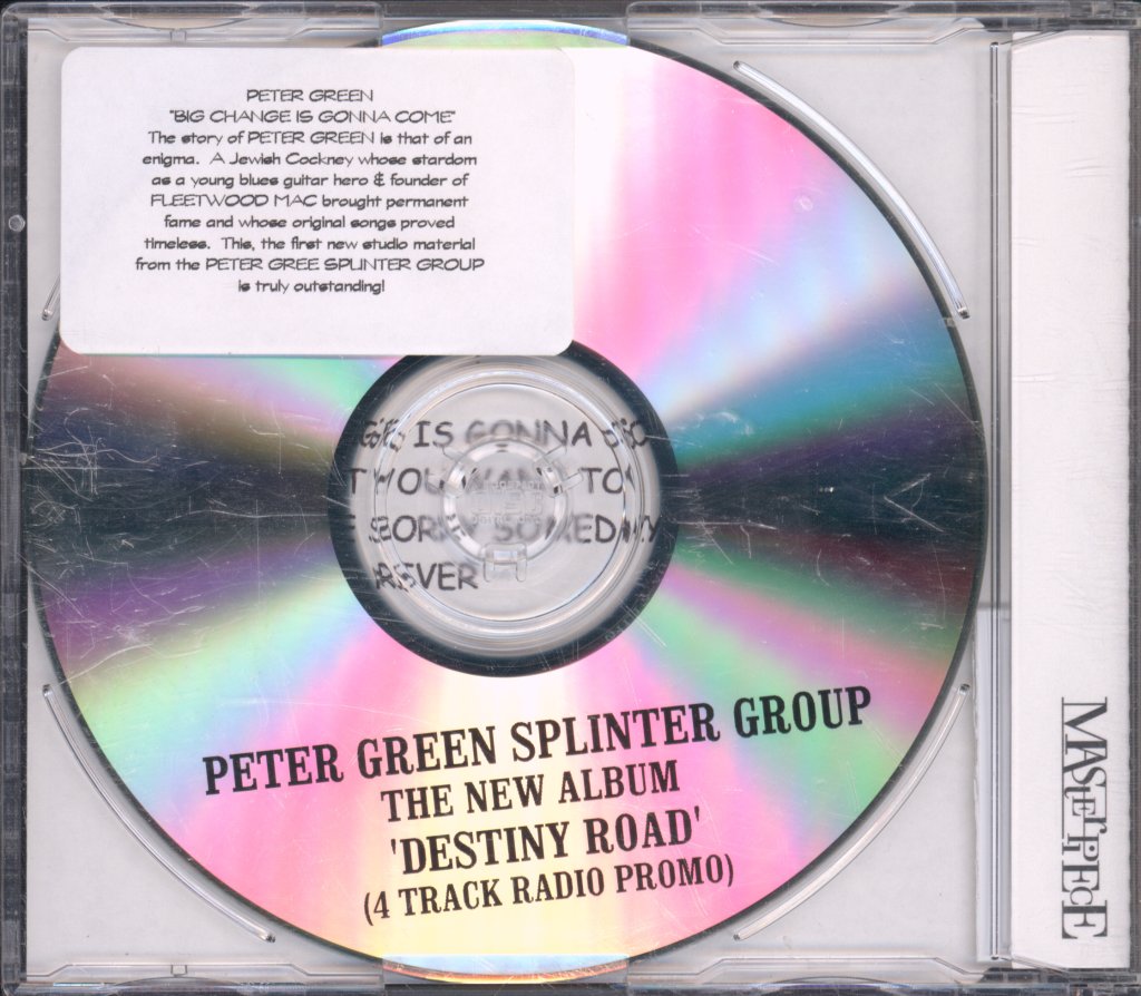 Peter Green Splinter Group - New Album "Destiny Road" (4 Track Radio Promo) - Cdr