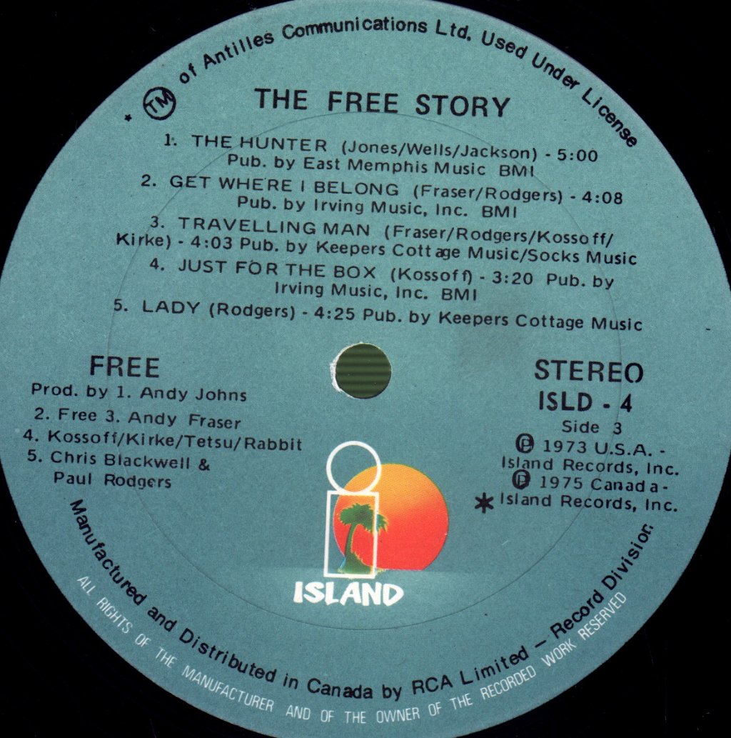 Free - Free Story - Double Lp