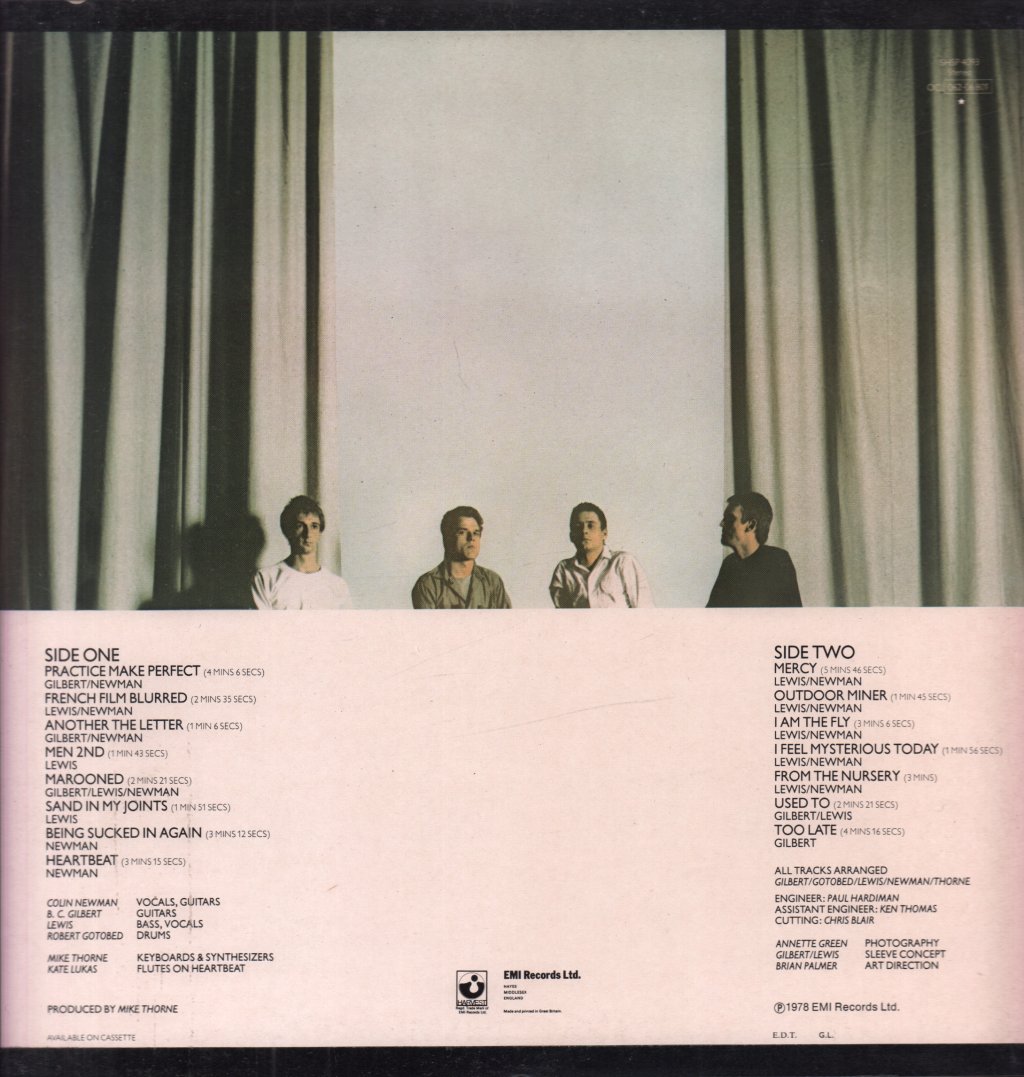 Wire (New Wave Group) - Chairs Missing - Lp