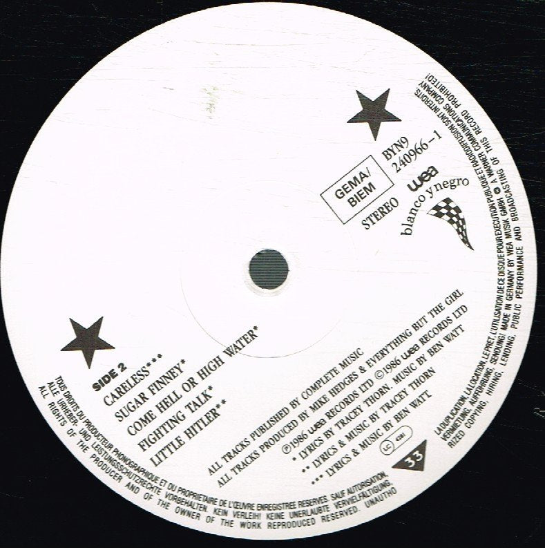 Everything But The Girl - Baby The Stars Shine Bright - Lp