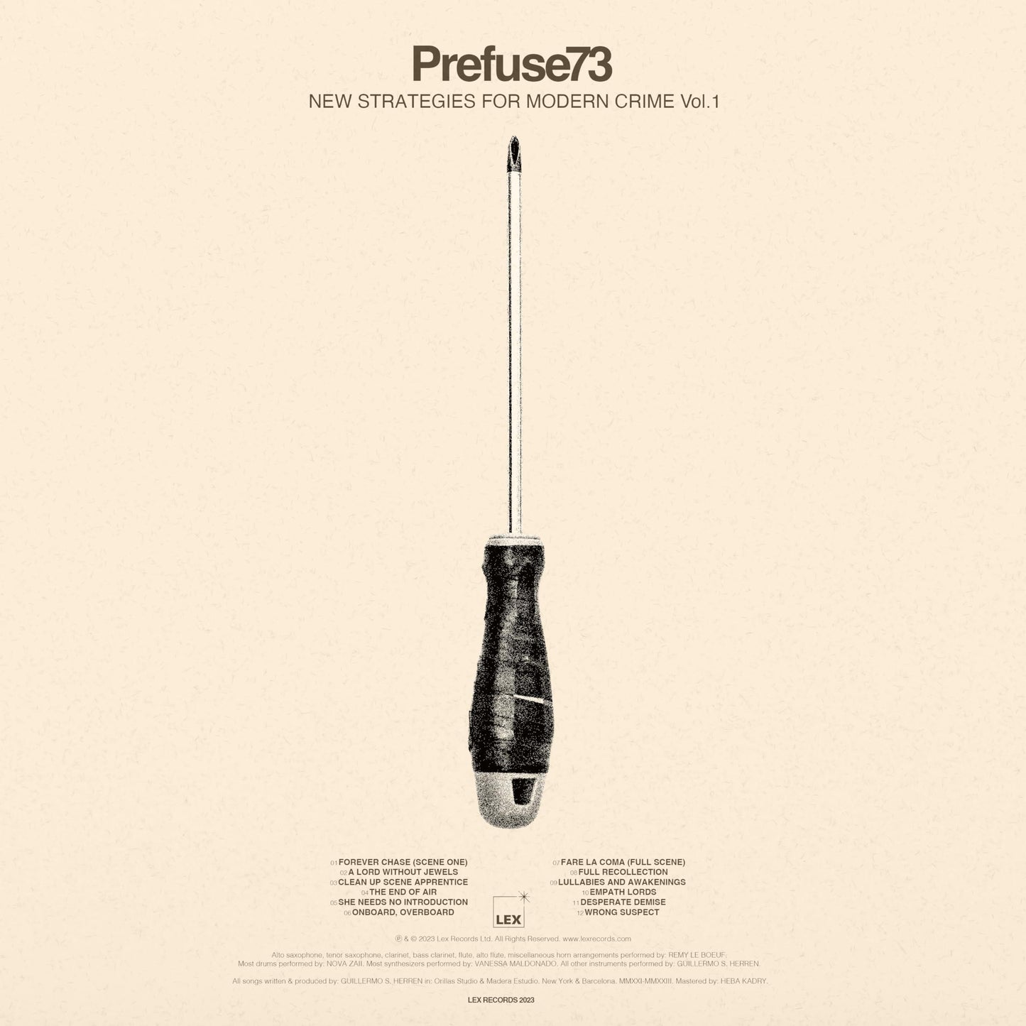 Prefuse 73 - New Strategies For Modern Crime Vol. 1 - Cd
