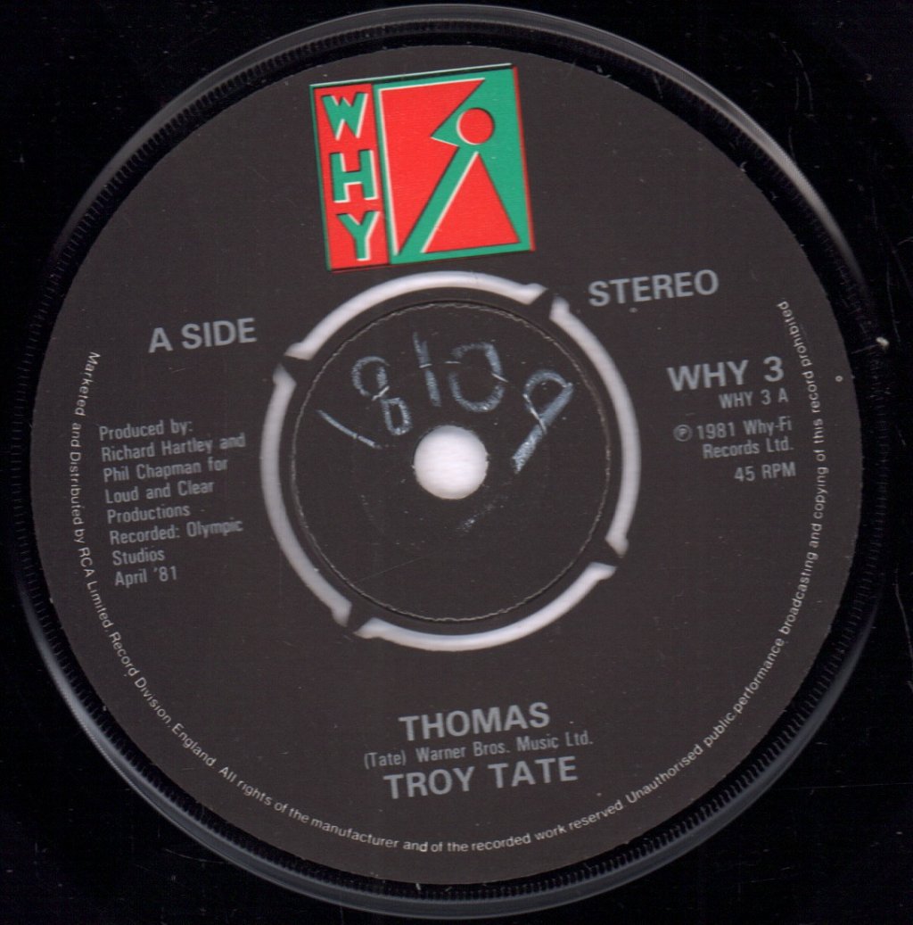 Troy Tate - Thomas - 7 Inch