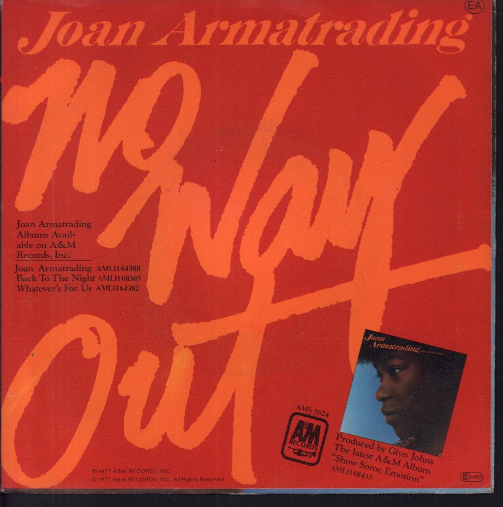 Joan Armatrading - Show Some Emotion - 7 Inch