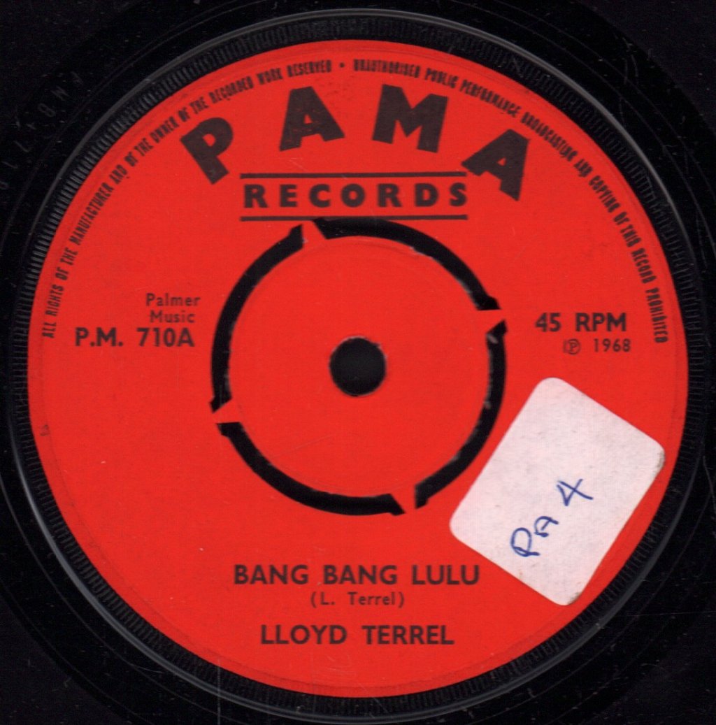 Lloyd Terrel/Mrs Miller - Bang Bang Lulu/I Never Knew - 7 Inch
