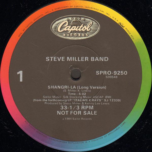 Steve Miller Band - Shangri-La - 12 Inch