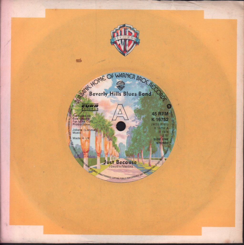 Beverly Hills Blues Band - Just Because - 7 Inch