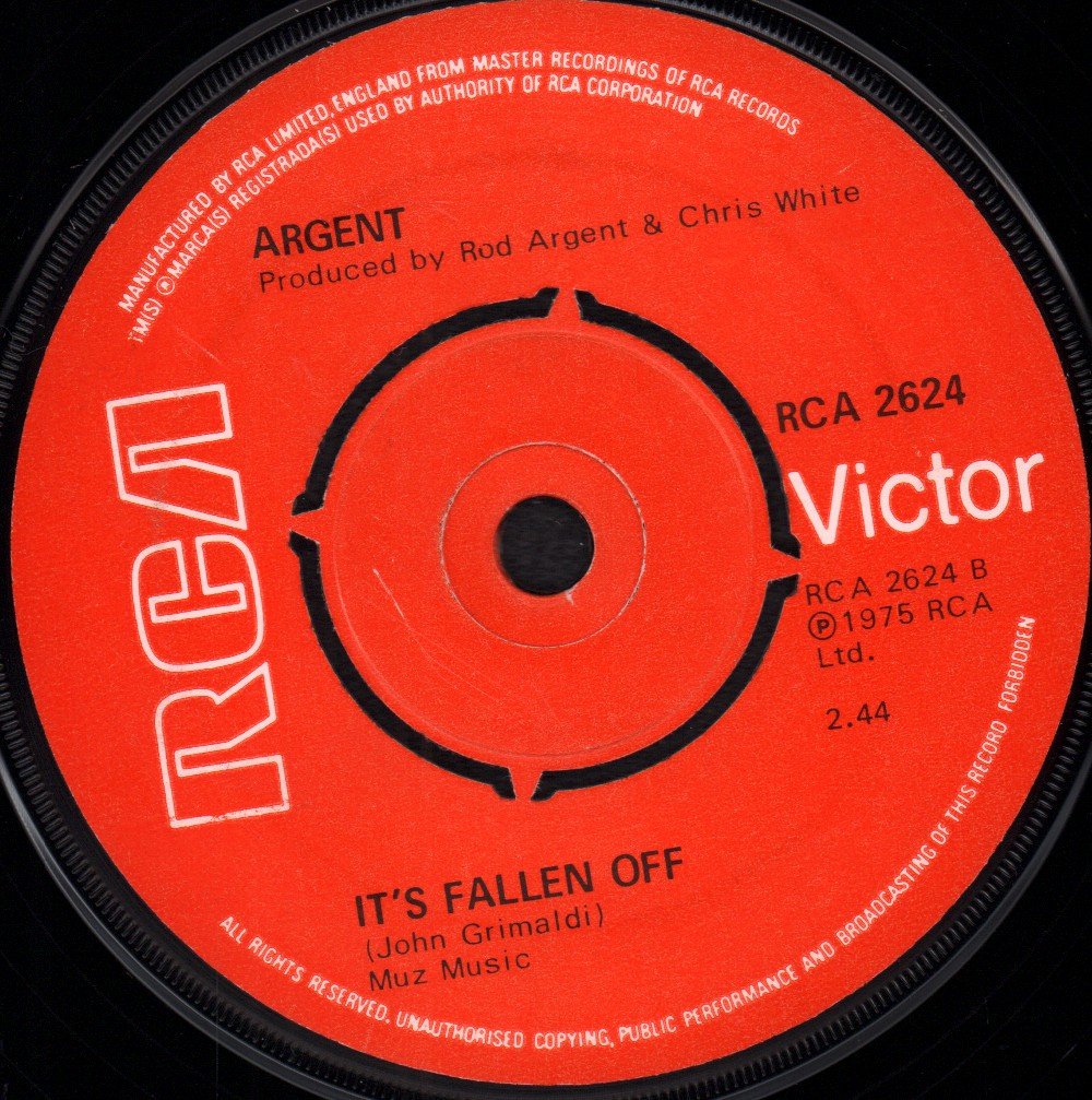 Argent - Rock N Roll Show - 7 Inch