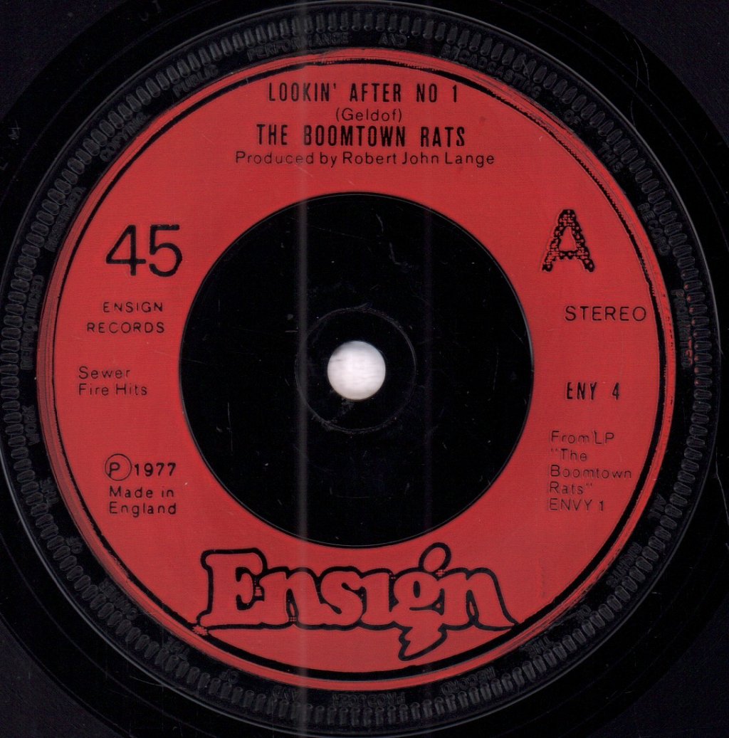 Boomtown Rats - Lookin' After No.1 - 7 Inch