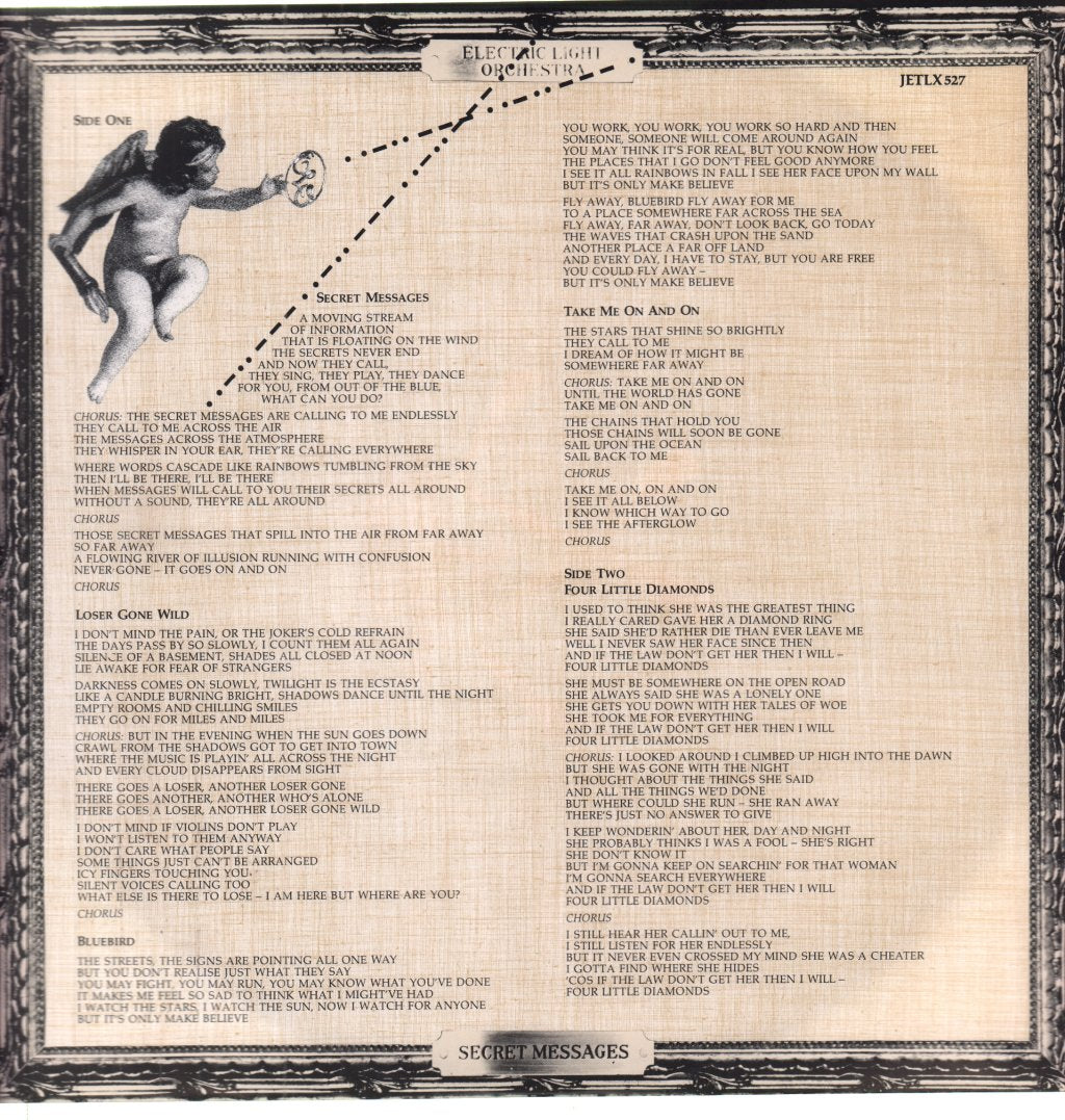Electric Light Orchestra - Secret Messages - Lp