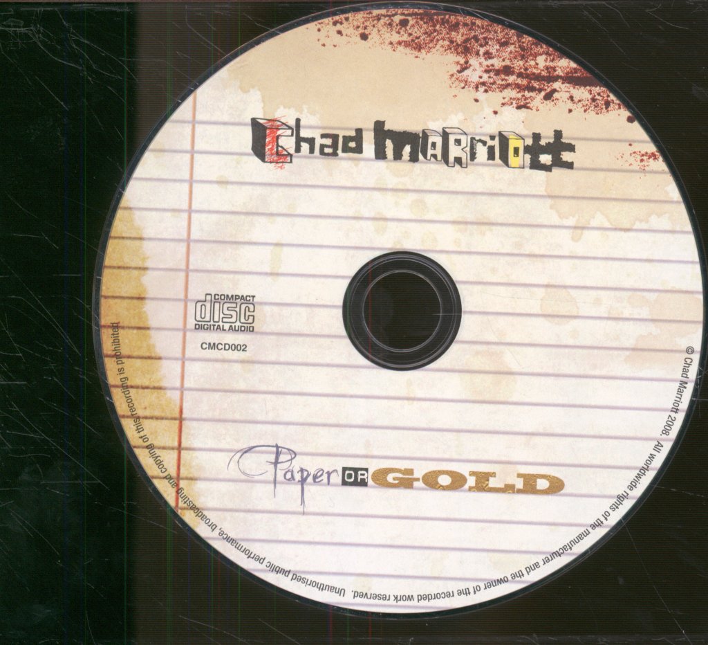 Chad Marriott - Paper Or Gold - Cd