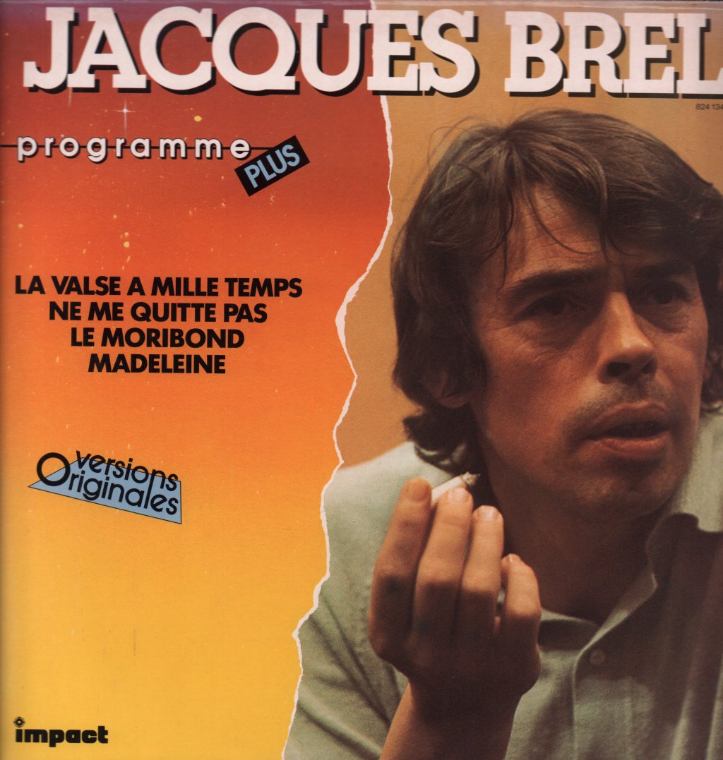 Jacques Brel - Programme Plus - Lp