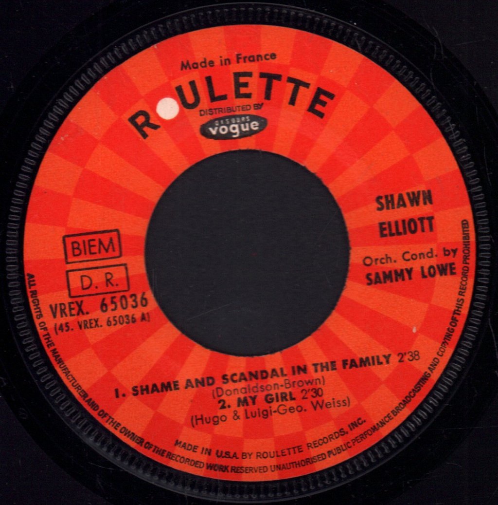 Shawn Elliott / Derek Martin - Shame And Scandal In The Family / You Better Go - 7 Inch