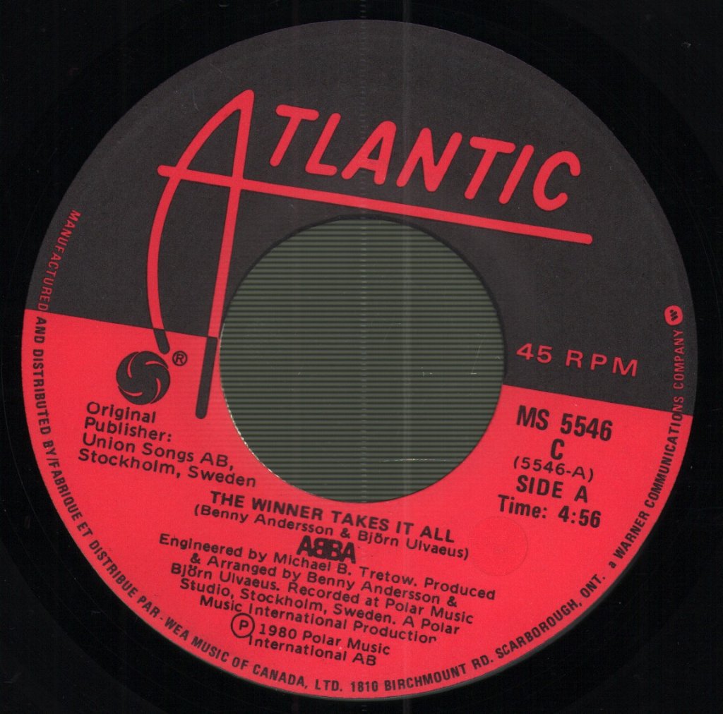 ABBA - Winner Takes It All - 7 Inch
