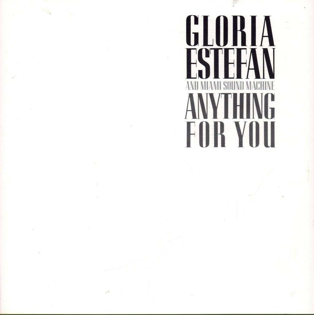 Gloria Estefan And Miami Sound Machine - Anything For You - Lp