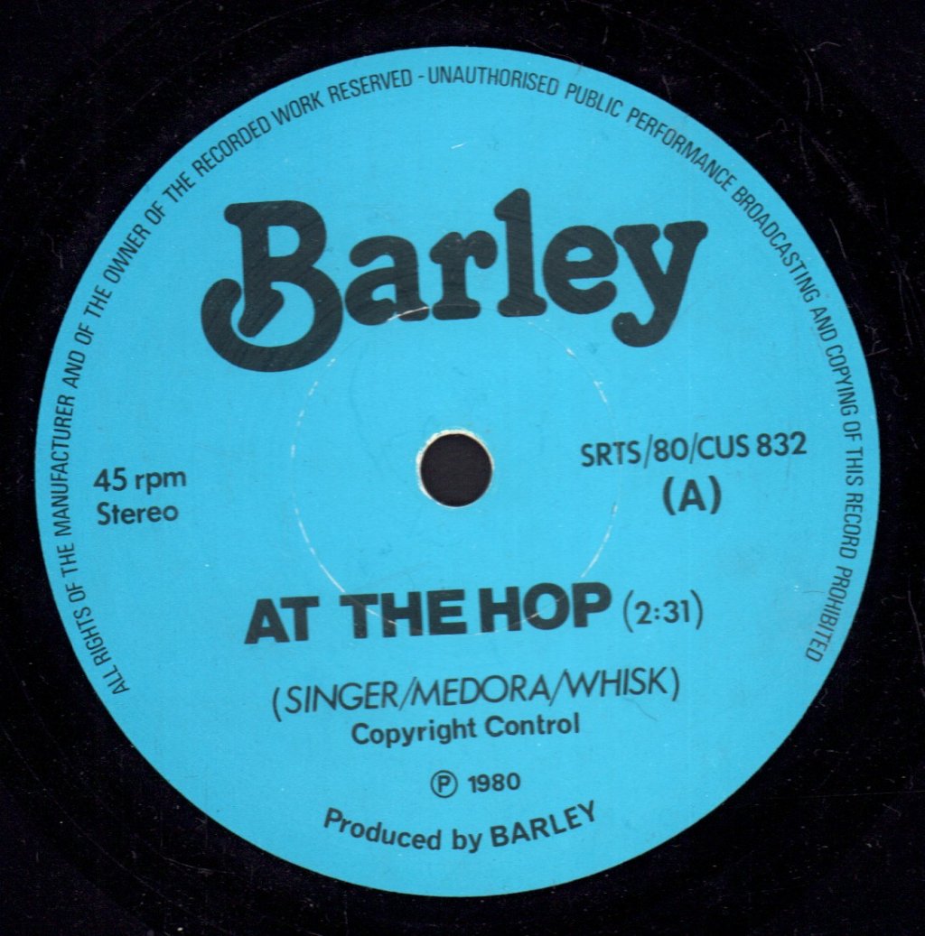 Barley - At The Hop - 7 Inch