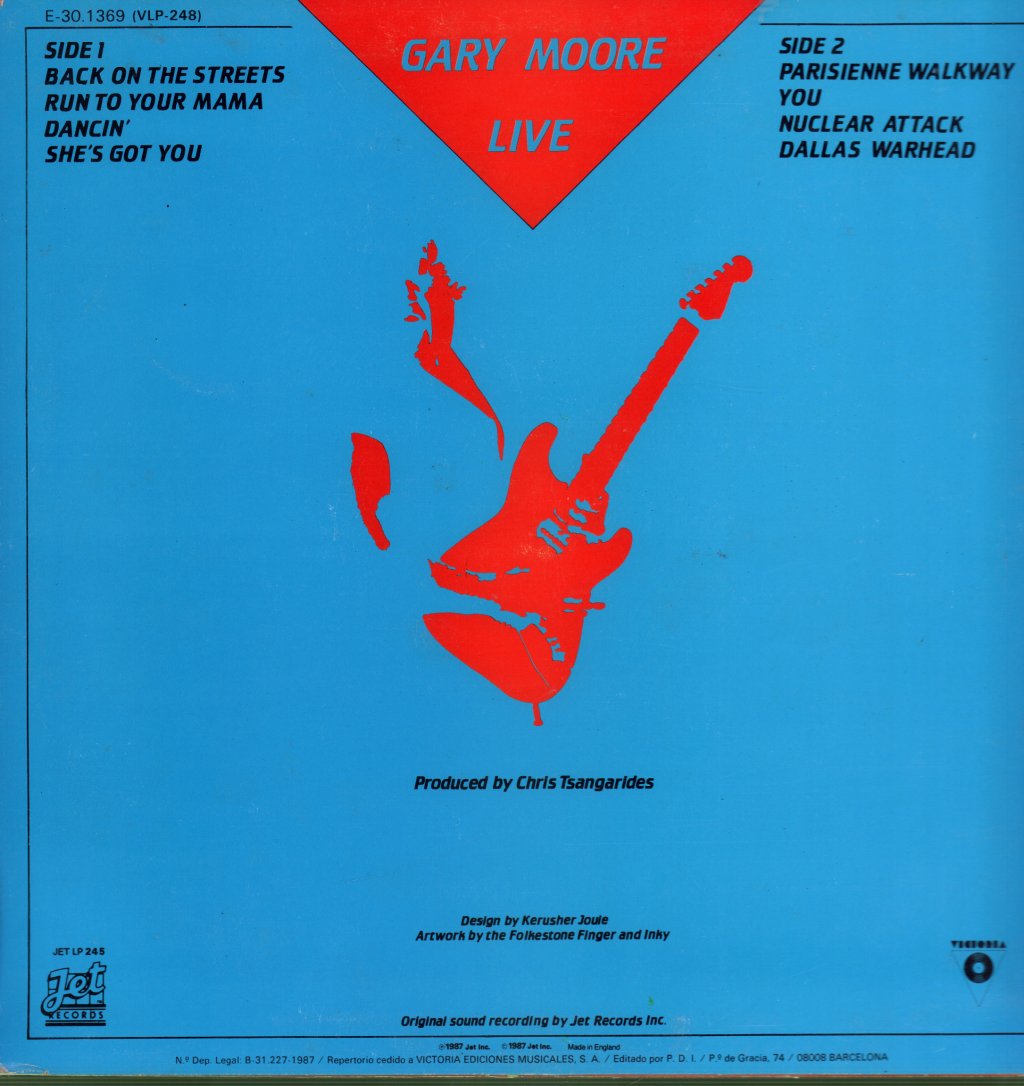 Gary Moore - Live At The Marquee - Lp