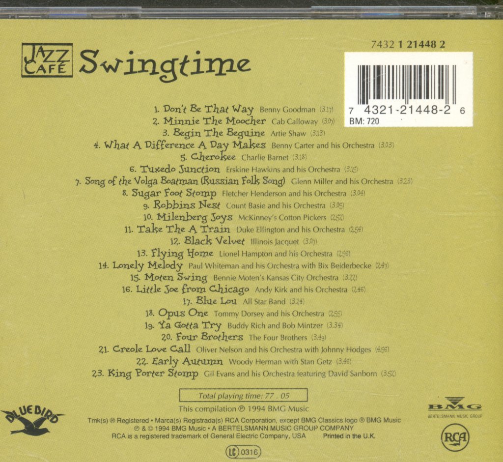 Various Artists - Swingtime - Cd