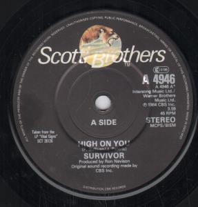 Survivor (AOR Group) - High On You - 7 Inch