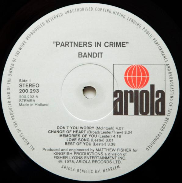 Bandit - Partners In Crime - Lp
