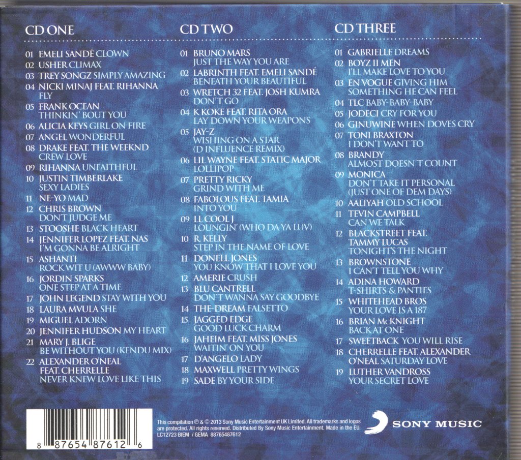 Various Artists - Chilled R&B The Platinum Edition - Cd Set
