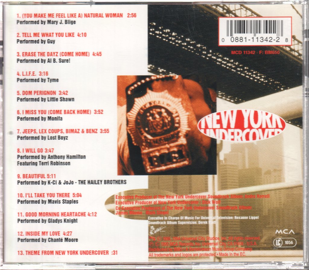 Various Artists - New York Undercover - Cd