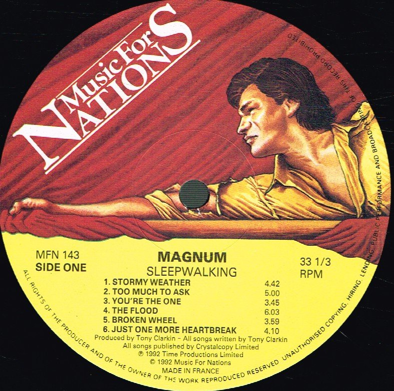Magnum - Sleepwalking - Lp