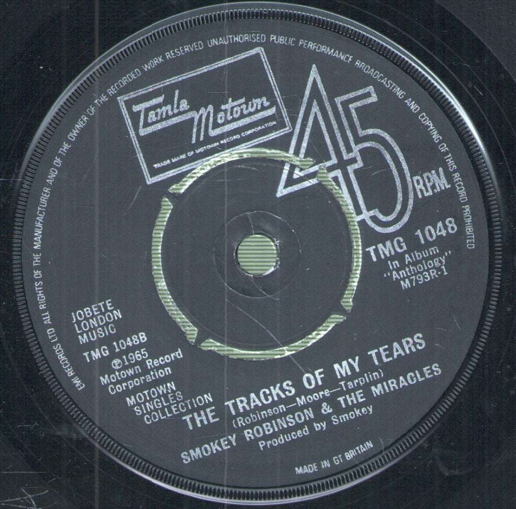 Smokey Robinson And The Miracles - Tears Of A Clown - 7 Inch