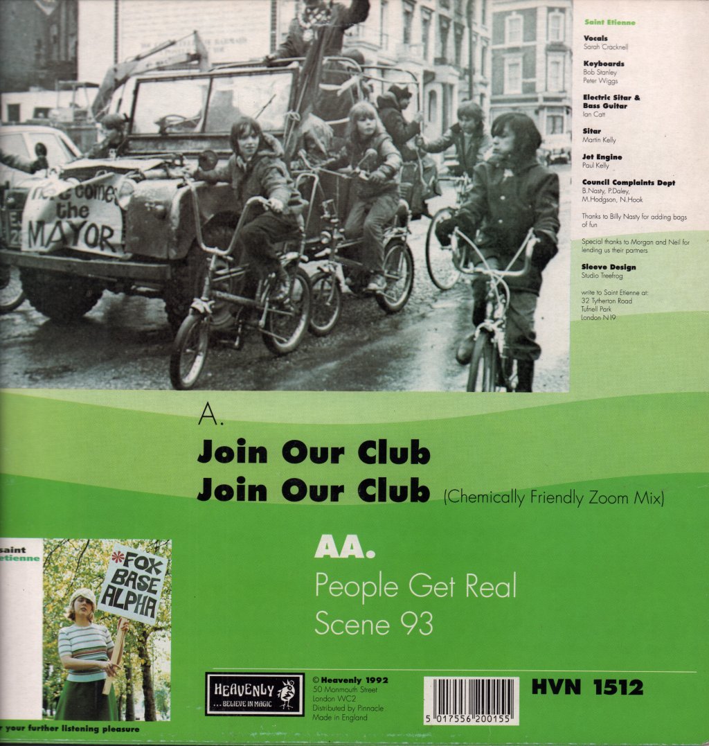 Saint Etienne - Join Our Club - 12 Inch