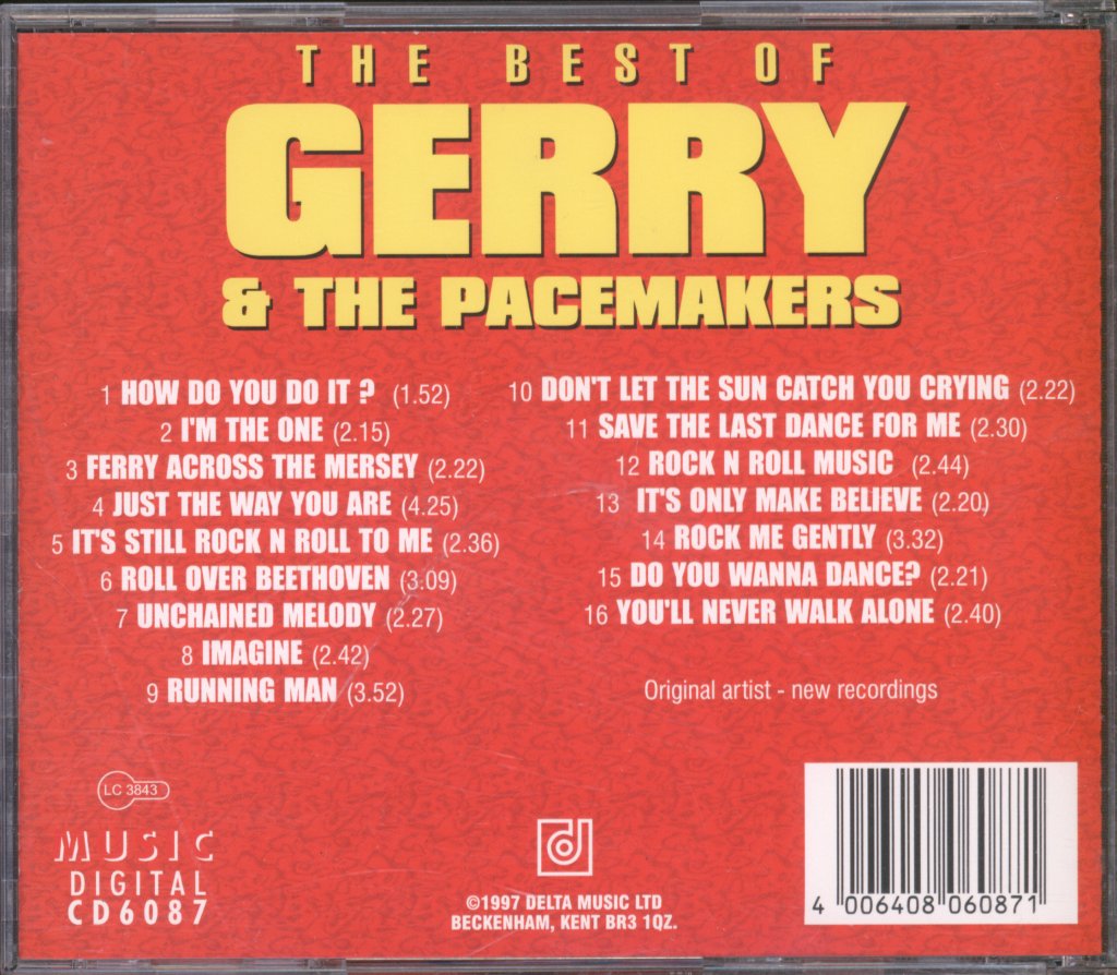 Gerry & The Pacemakers - Best Of Gerry & The Pacemakers - Cd