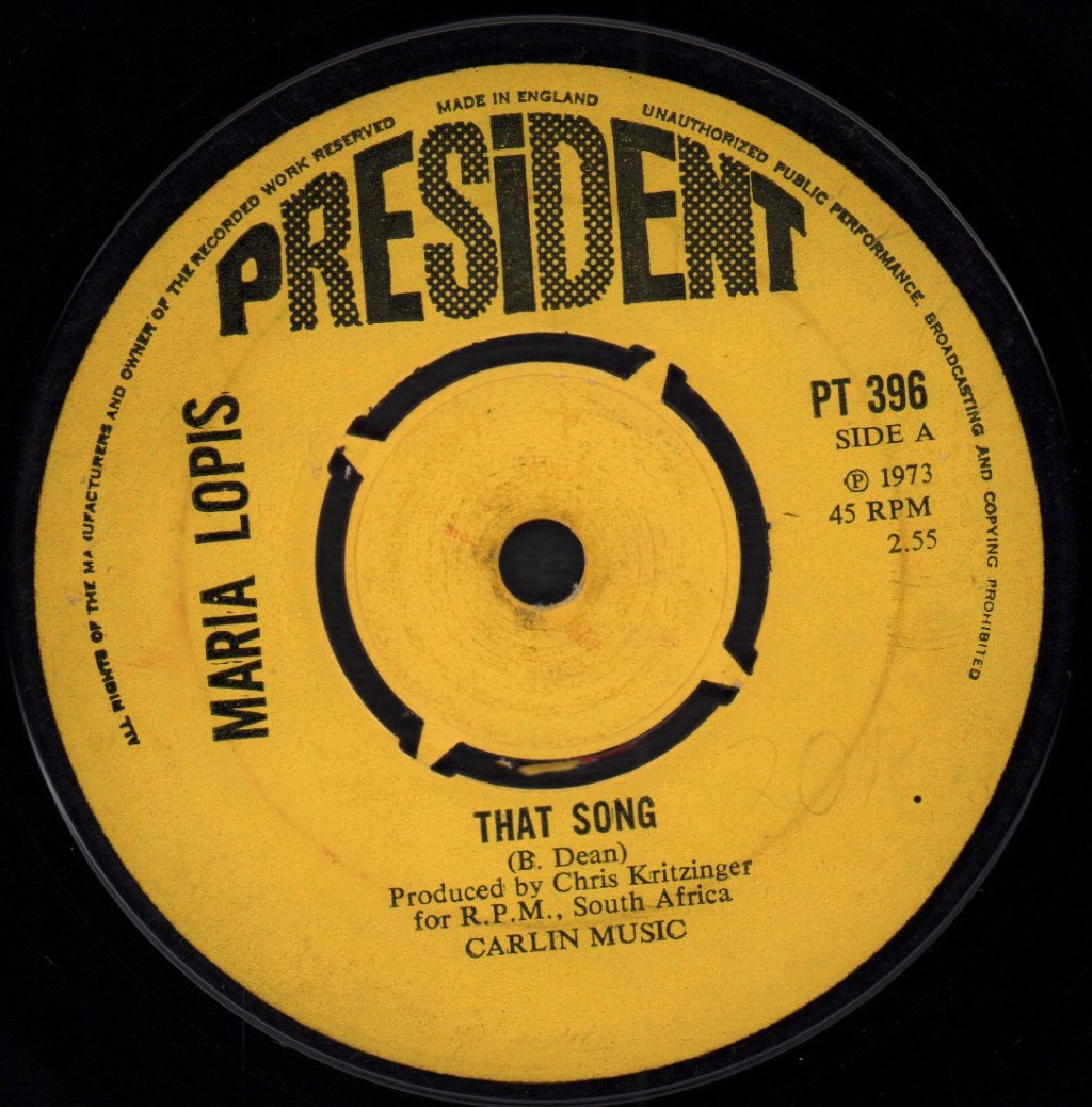 Maria Lopis - I’m On Fire - 7 Inch